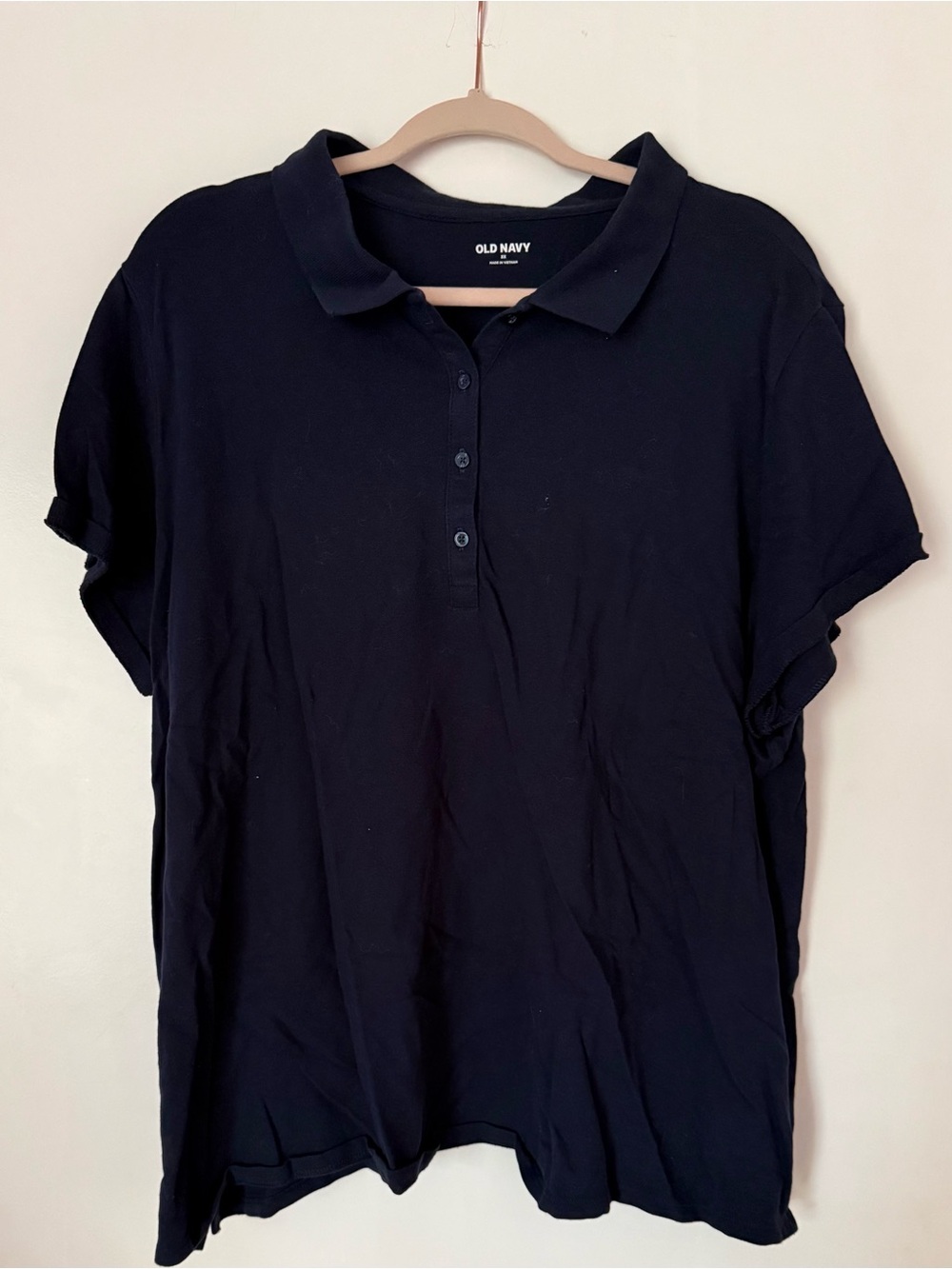 Old Navy Women's Polo Shirt - Dark Navy
